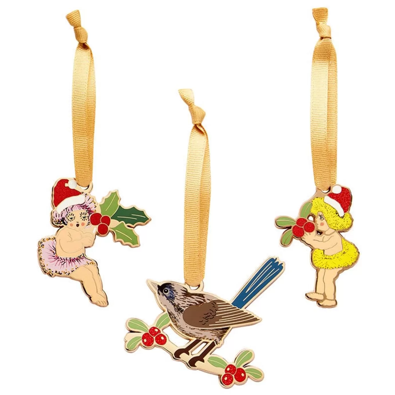 Erstwilder May Gibbs Christmas Tree Ornament Pack - 3 Piece* Tree Ornaments