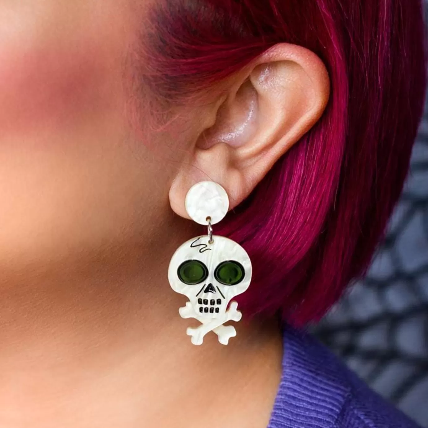 Erstwilder Memento Mori Earrings* Earrings