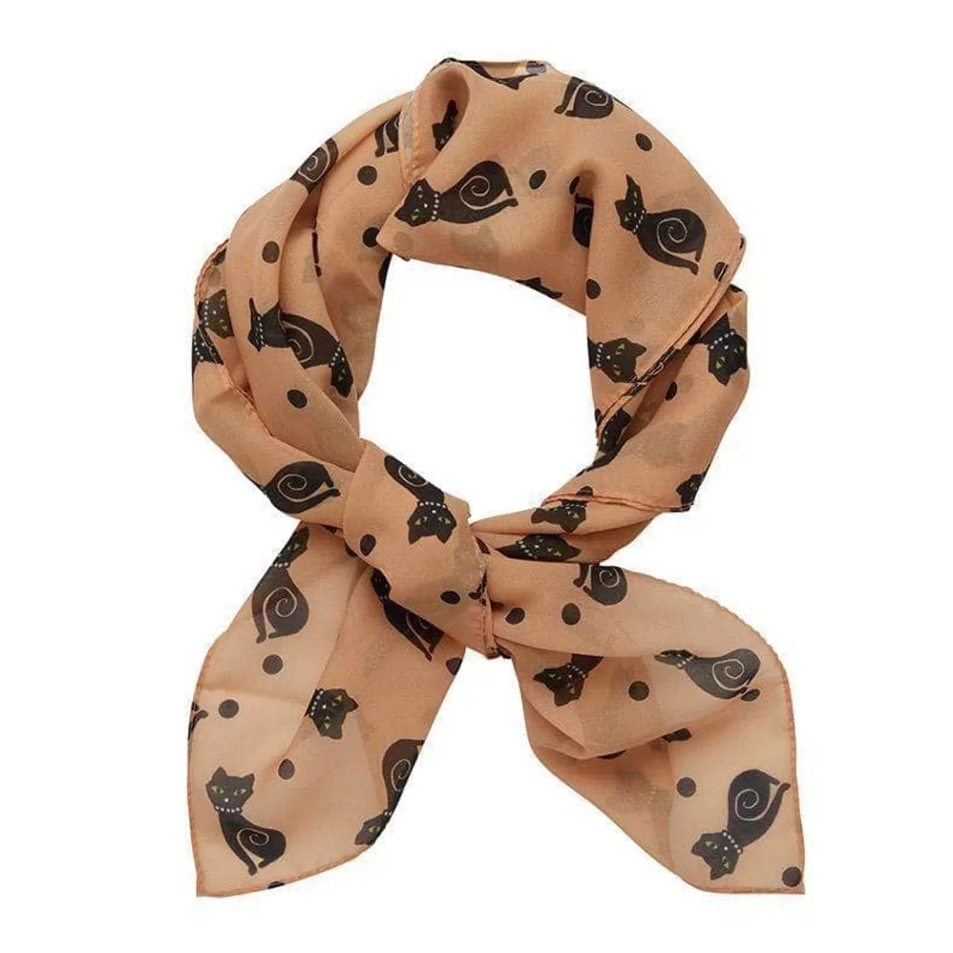 Erstwilder Meow At Midnight Head Scarf* Scarves