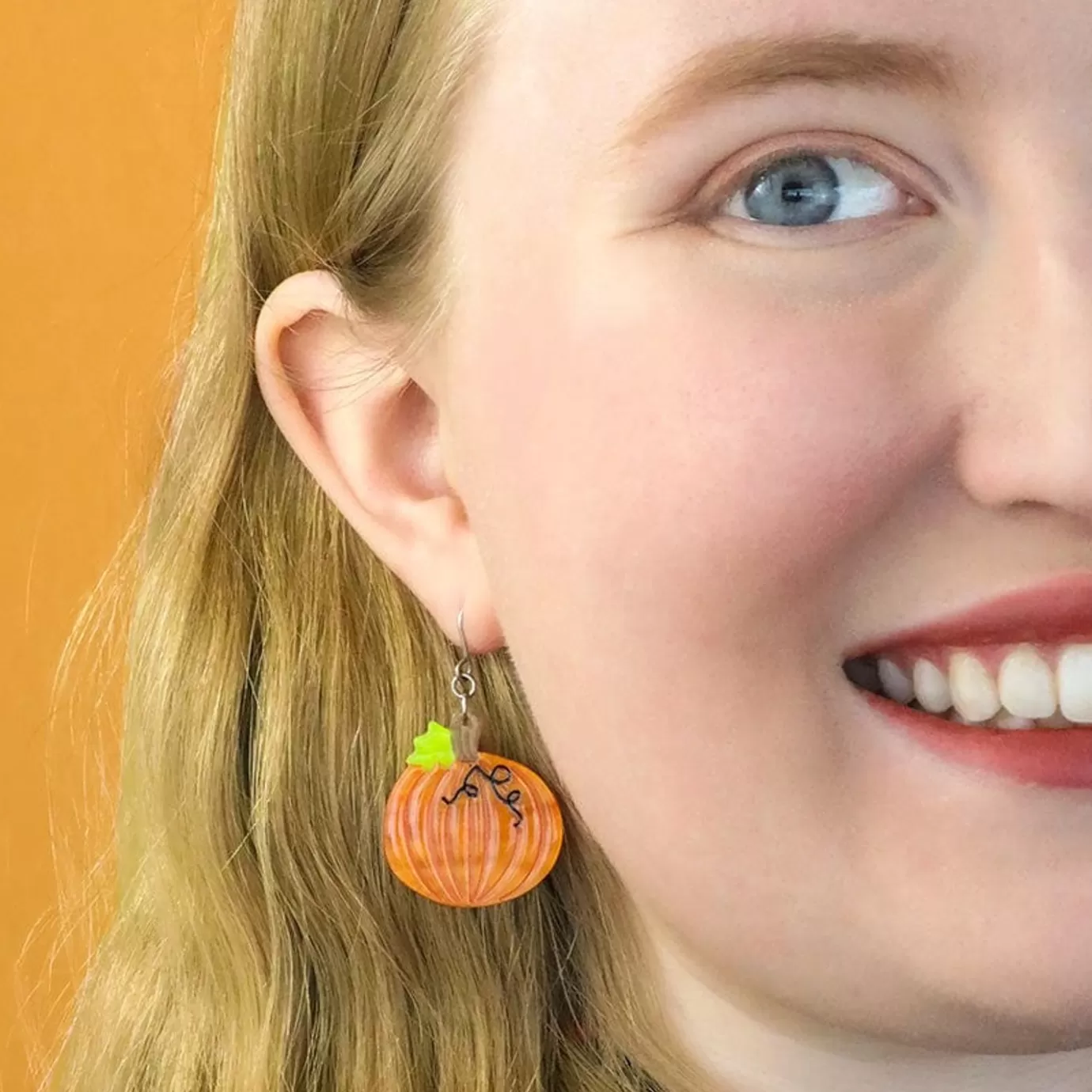 Erstwilder Midnight Magic Pumpkin Drop Earrings* Earrings