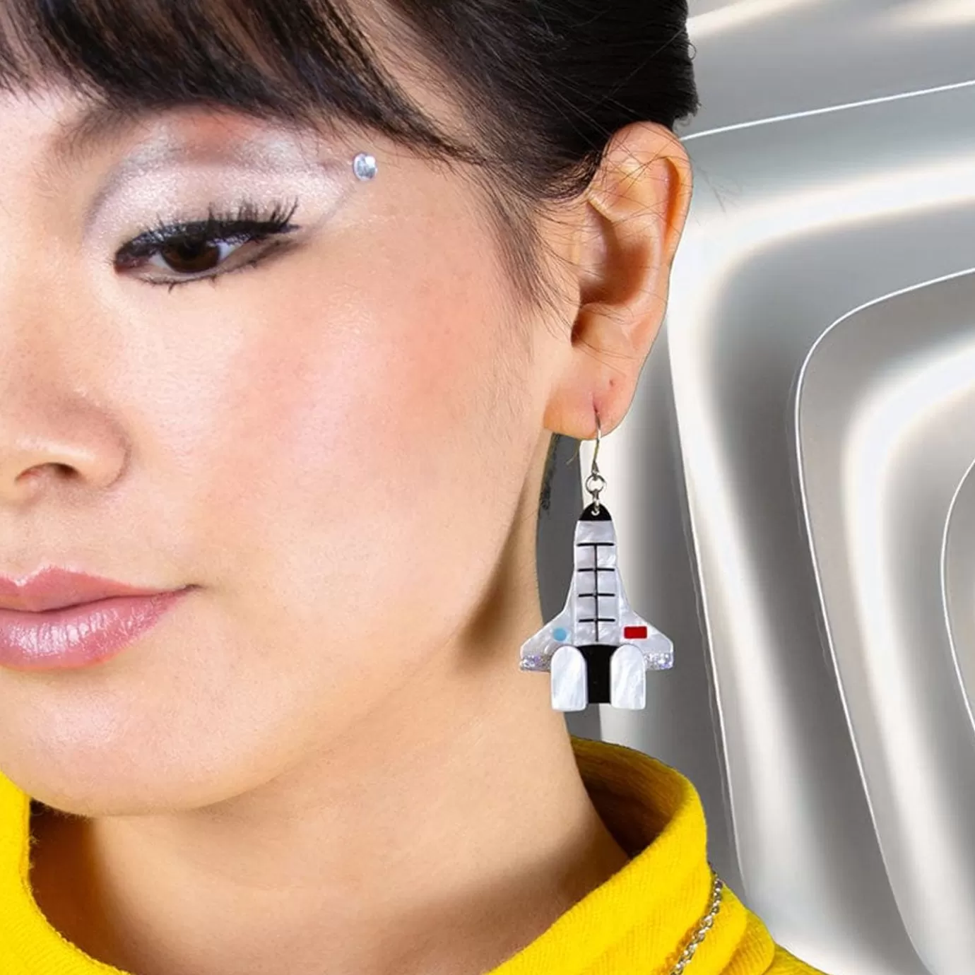 Erstwilder Mission To The Moon Drop Earrings* Earrings