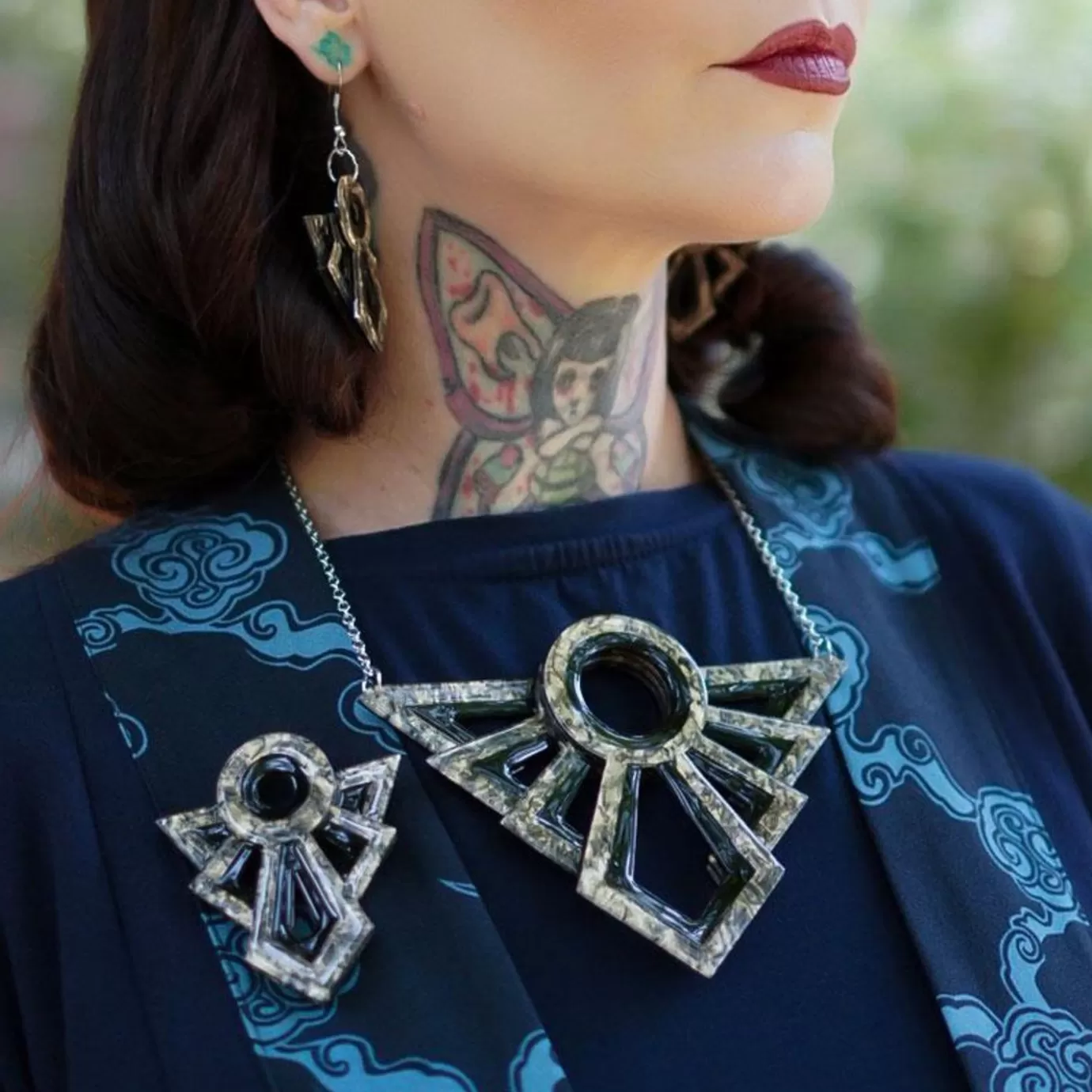 Erstwilder Modernist Motif Necklace* Necklaces