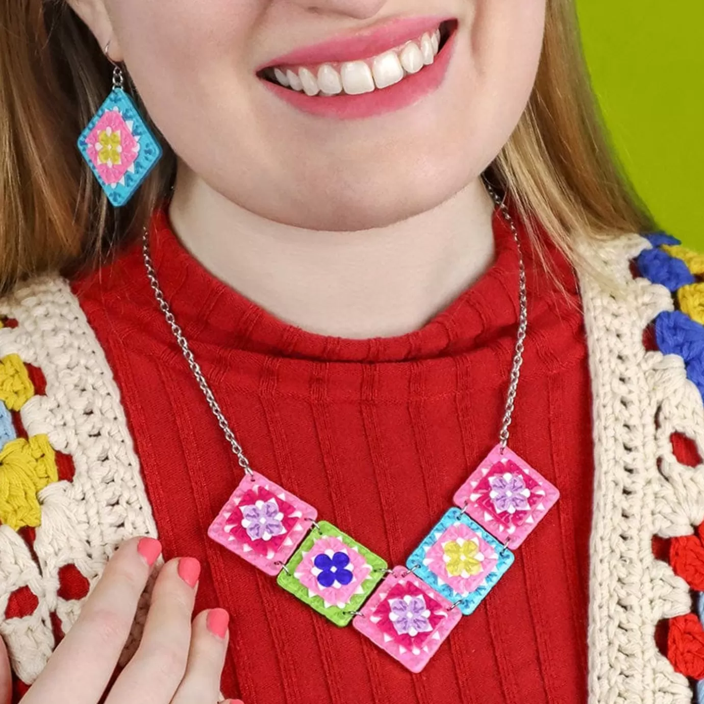 Erstwilder Mosaic Motifs Necklace* Necklaces