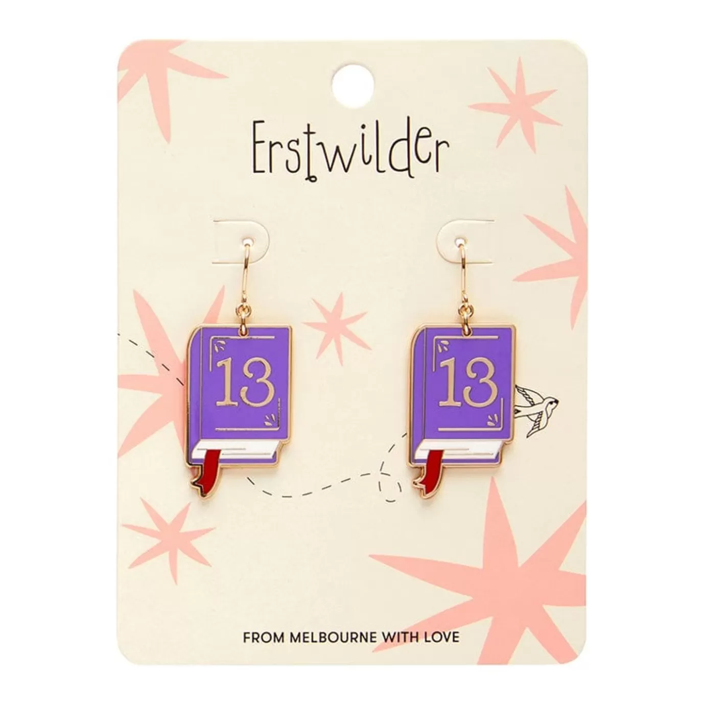 Erstwilder Next Chapter Enamel Drop Earrings* Enamel Earrings