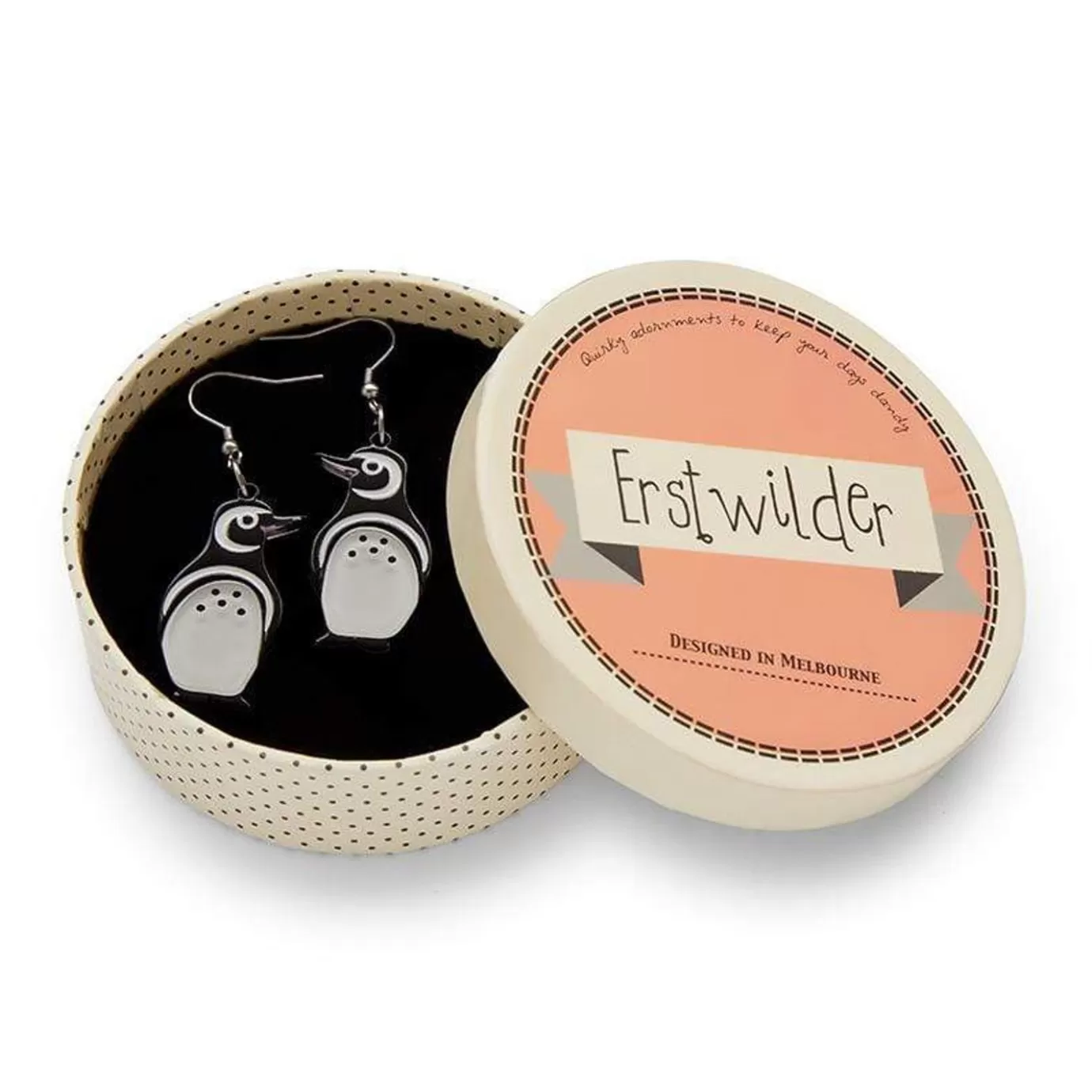 Erstwilder Northside Wanderer Penguin Earrings* Earrings