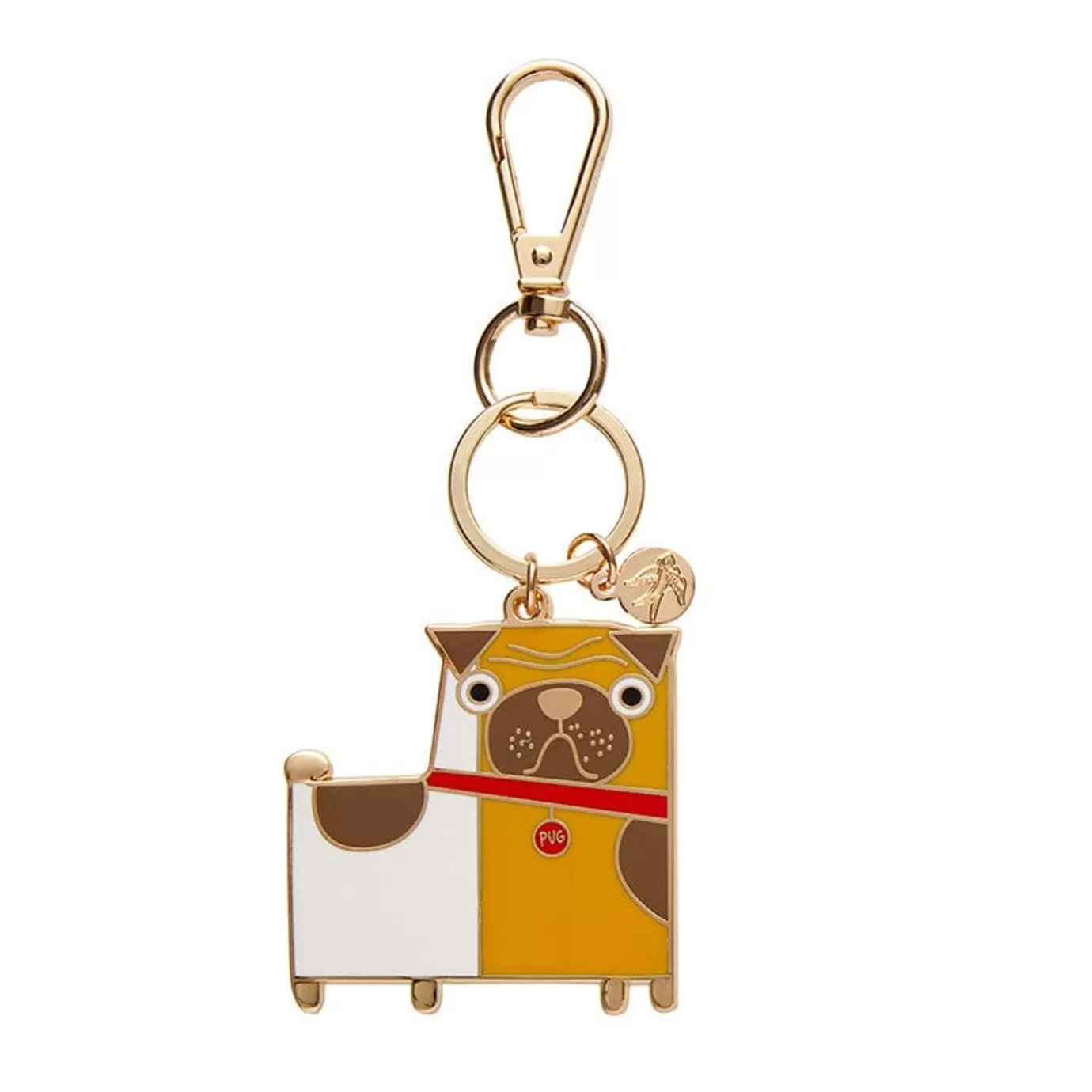 Erstwilder Order Of The Pug Enamel Key Ring* Enamel Key Rings