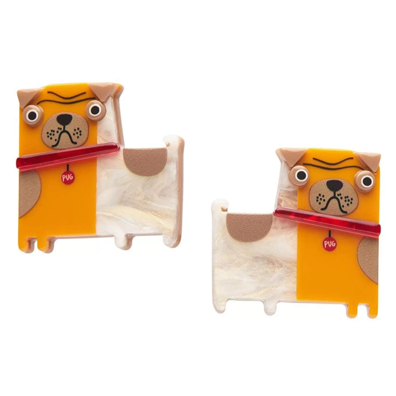Erstwilder Order Of The Pug Hair Clips Set - 2 Piece* Hair Clips & Claws