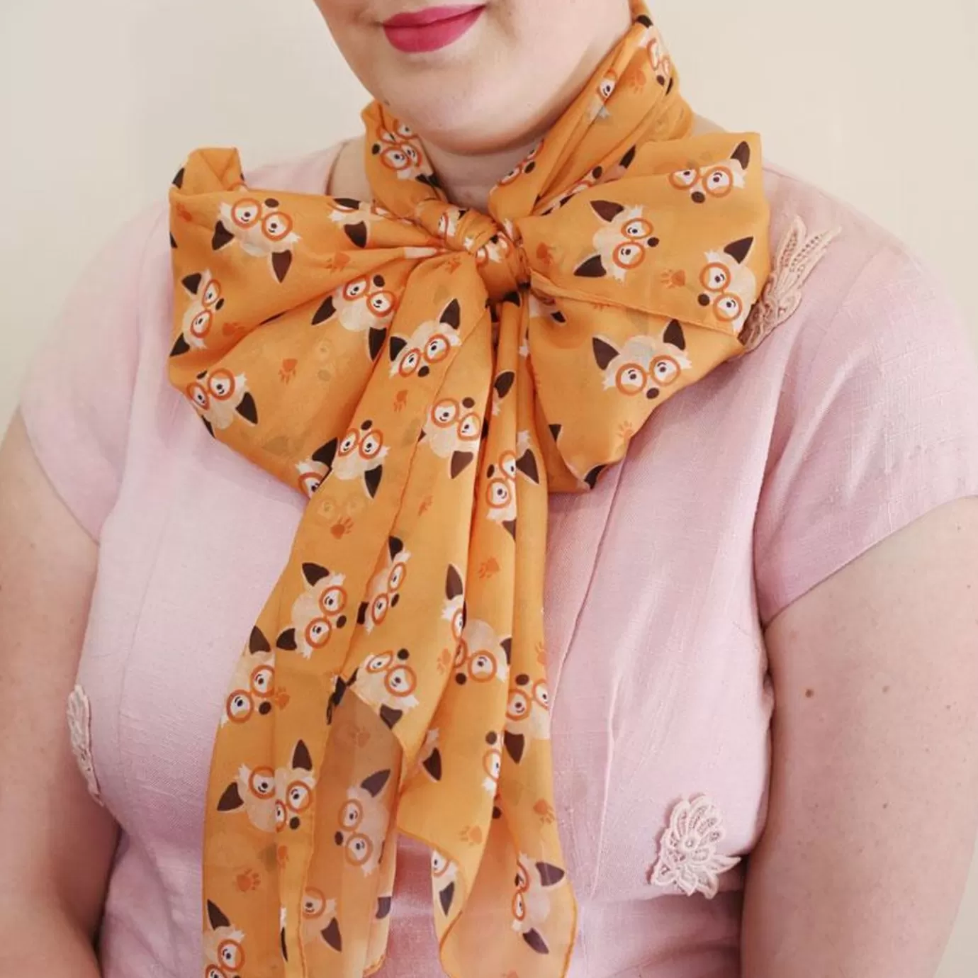 Erstwilder Oscar Wildenfox Large Neck Scarf* Scarves