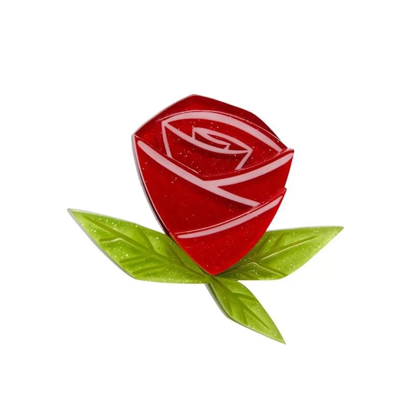 Erstwilder Painted Rose Mini Brooch* Brooches