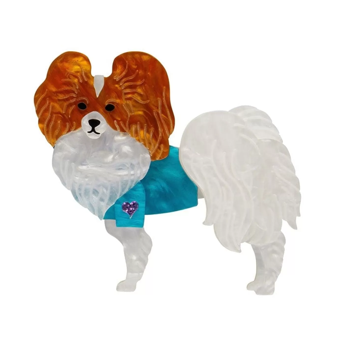 Erstwilder Papillon En Bleu Brooch* Brooches