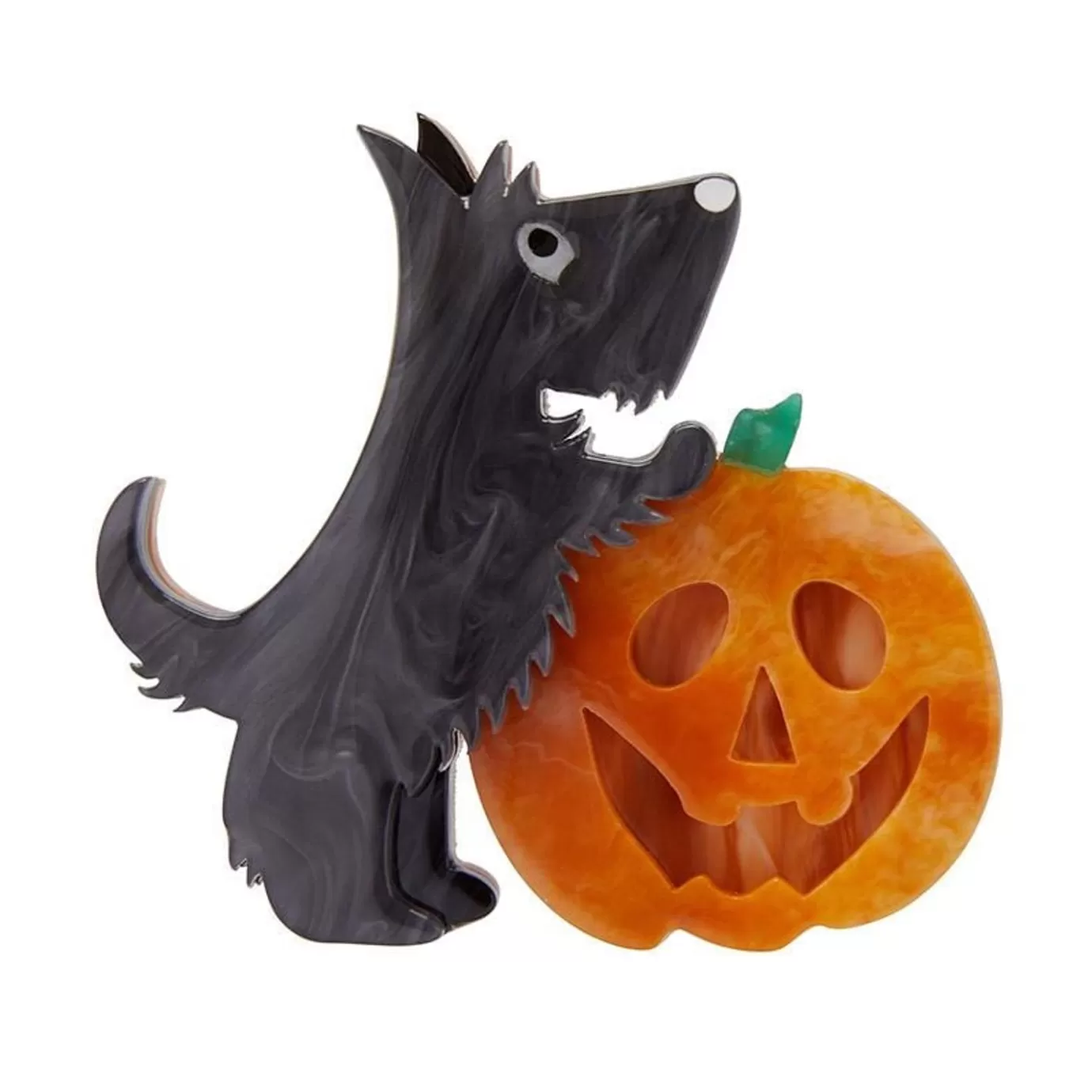 Erstwilder Patch The Pumpkin Pup Brooch* Brooches