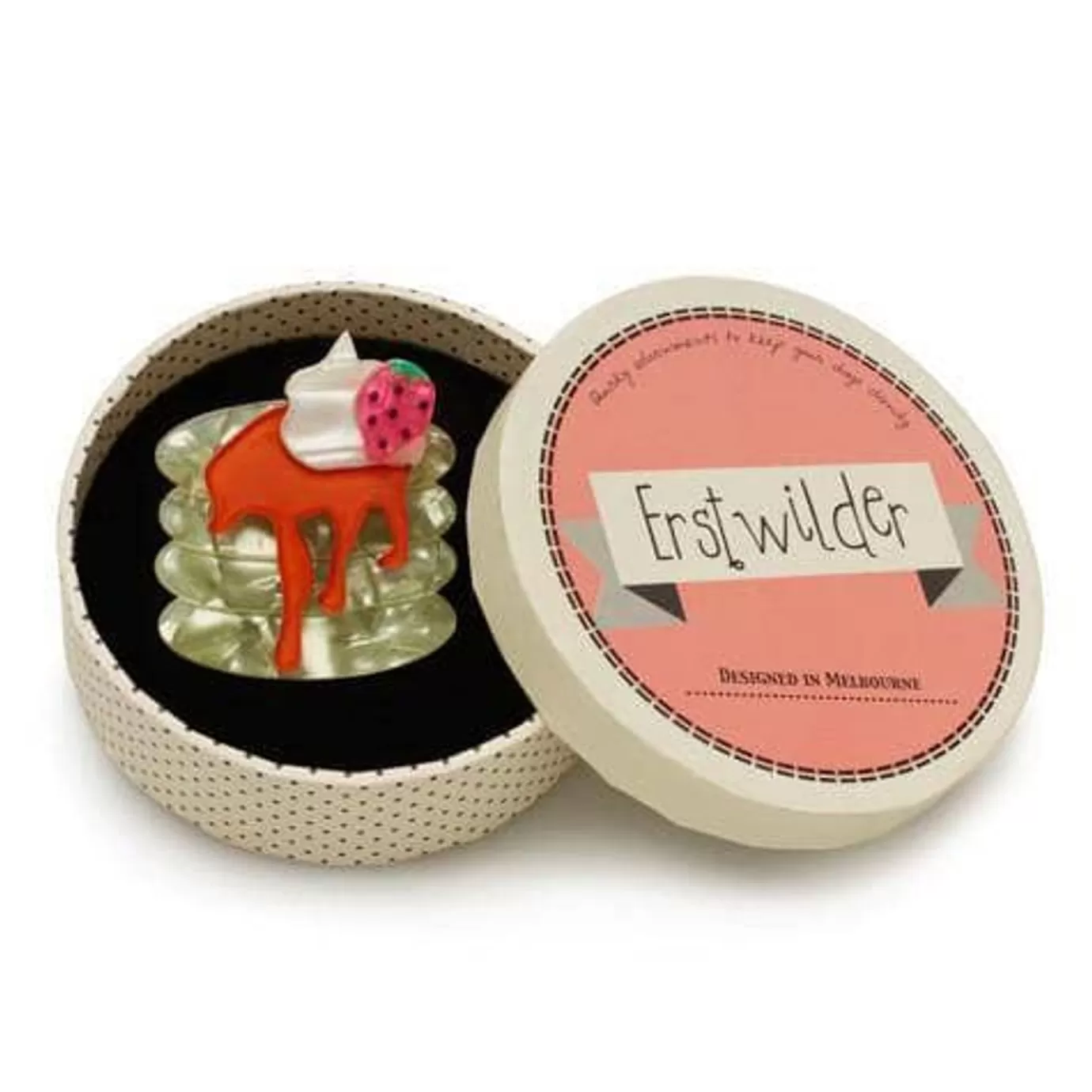 Erstwilder Patsy'S Pancake Stack Brooch* Brooches