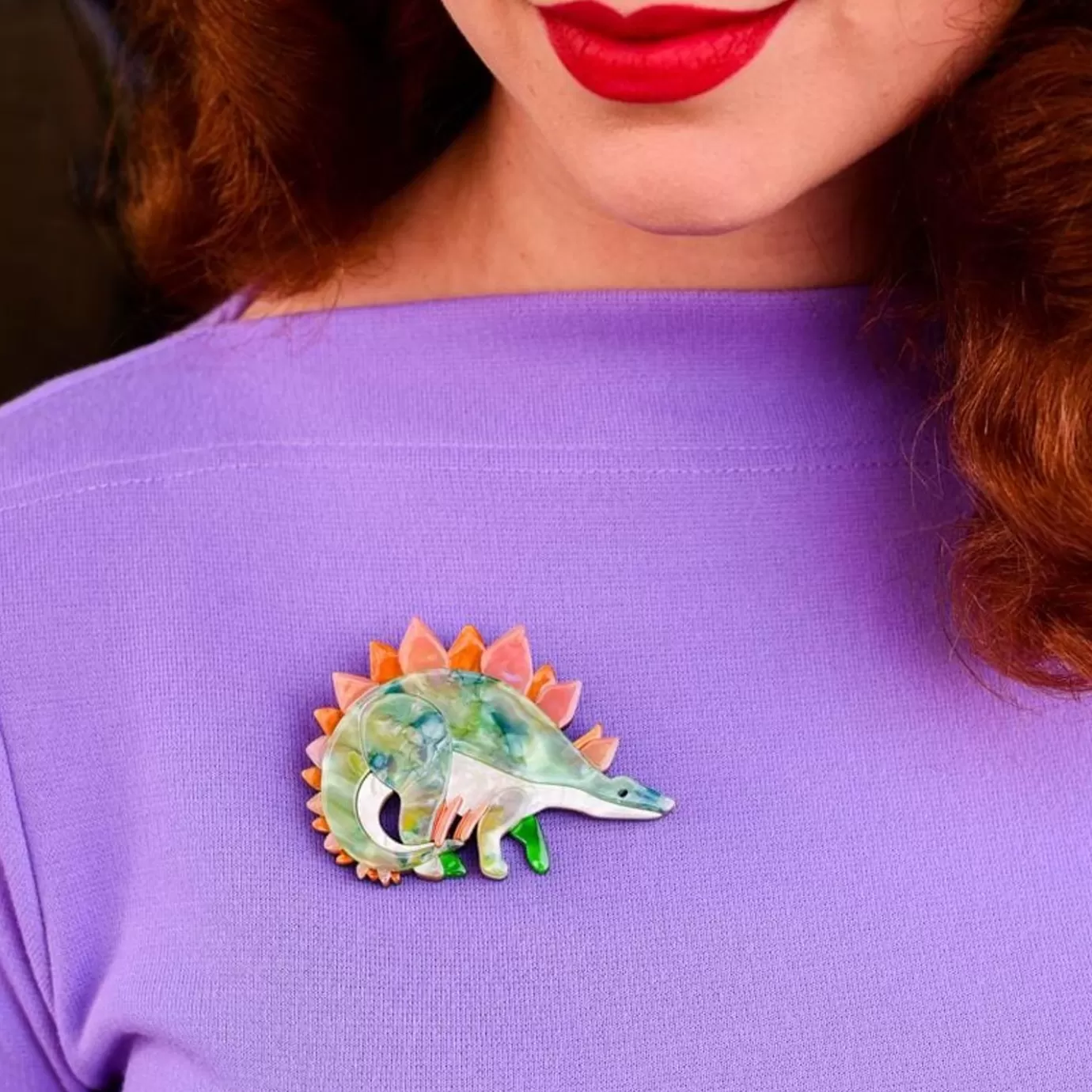 Erstwilder Patty Plate Brooch* Brooches