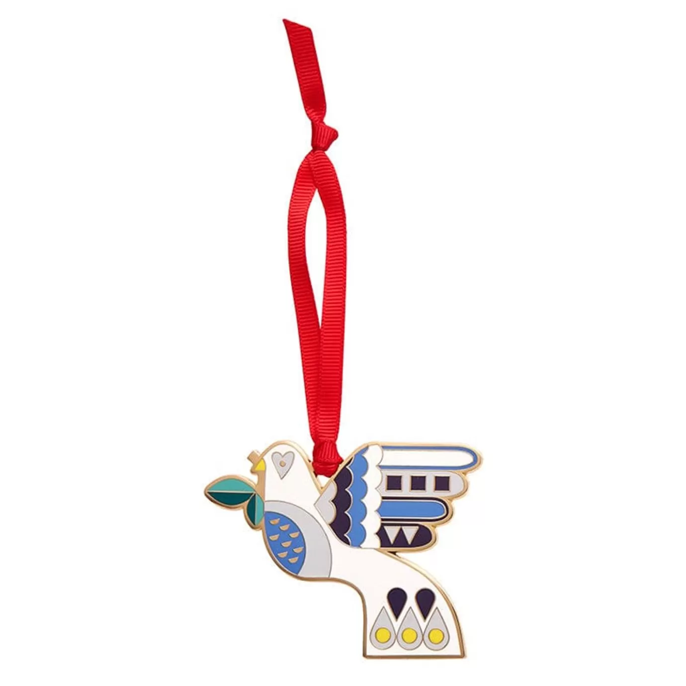 Erstwilder Peace & Love Enamel Tree Ornament* Tree Ornaments