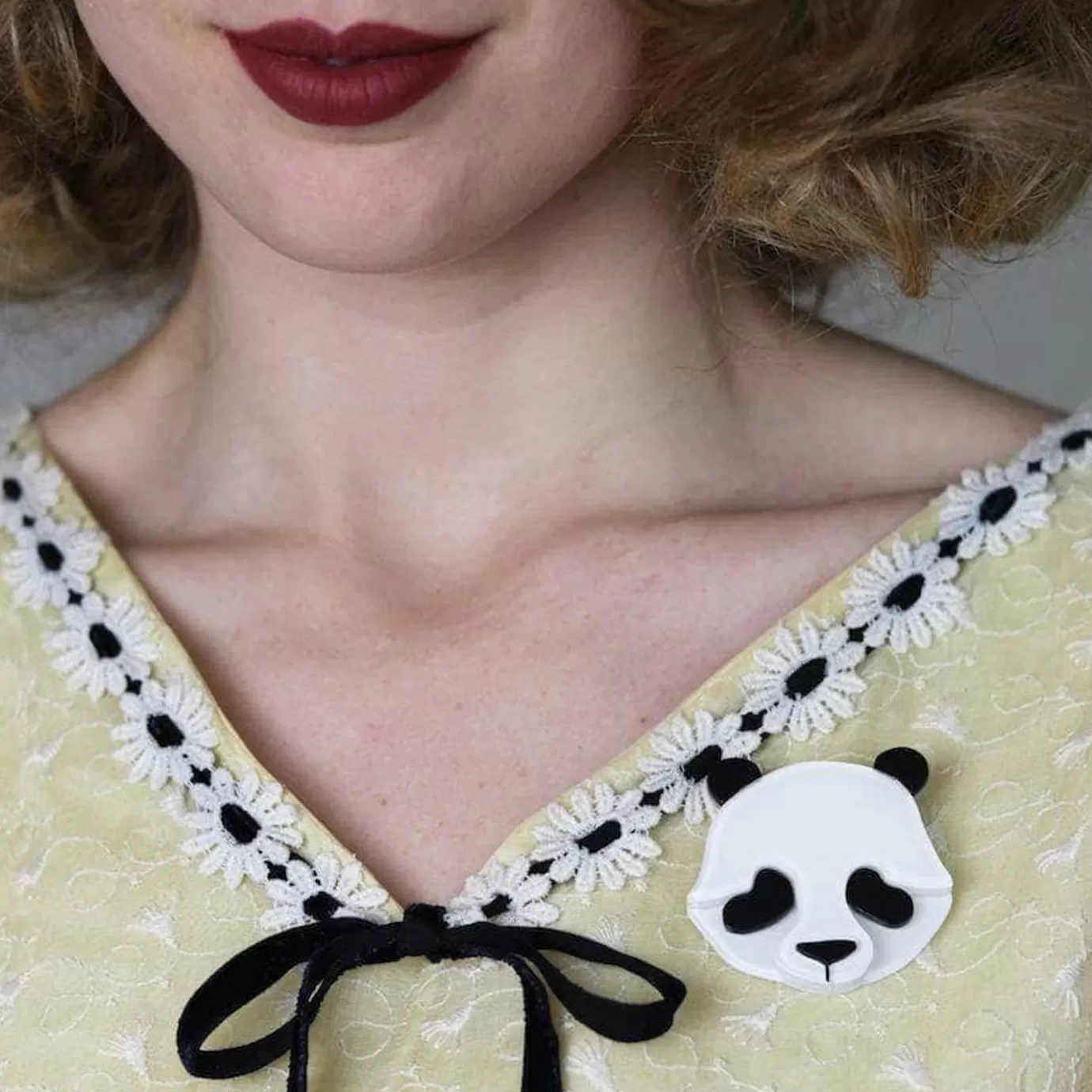 Erstwilder Pepita The Polite Panda Brooch* Brooches