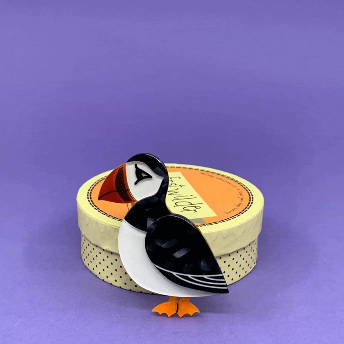 Erstwilder Piccolo Puffin Brooch* Brooches
