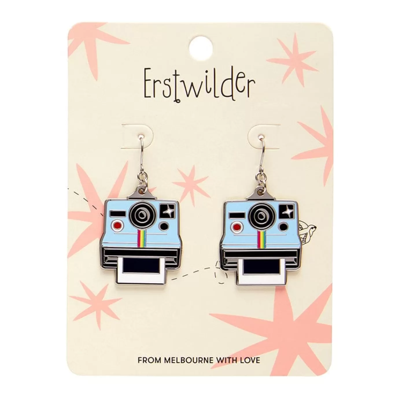 Erstwilder Picture Of Us Enamel Drop Earrings* Enamel Earrings