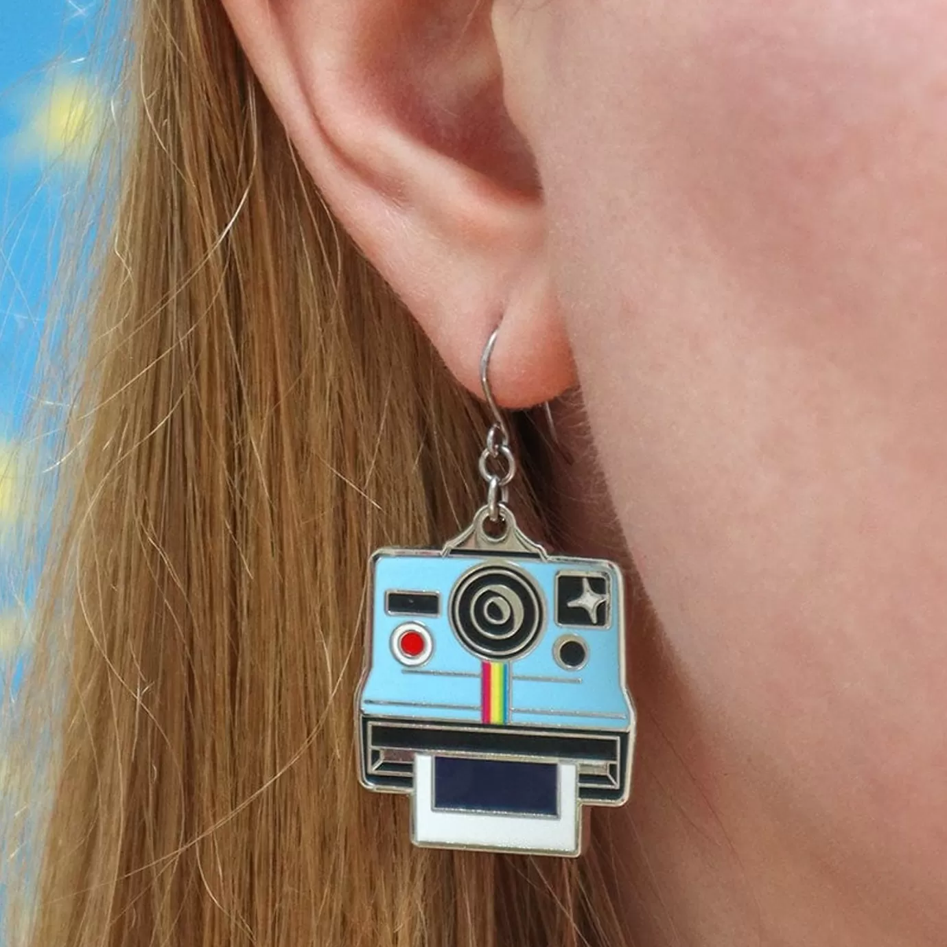 Erstwilder Picture Of Us Enamel Drop Earrings* Enamel Earrings