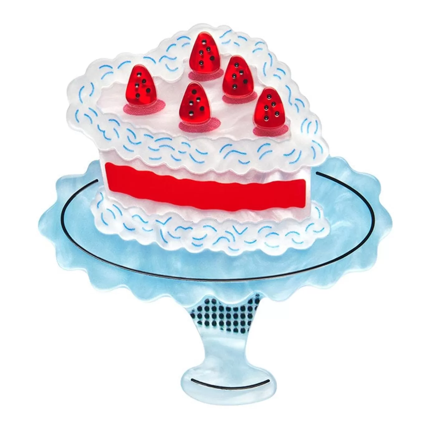 Erstwilder Piece Of Cake Brooch* Brooches