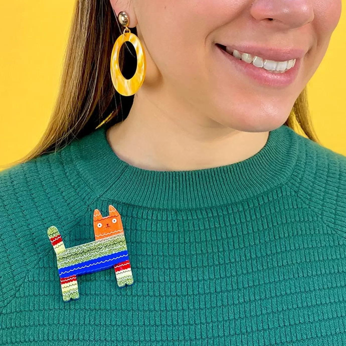 Erstwilder Pinata Cat Brooch* Brooches