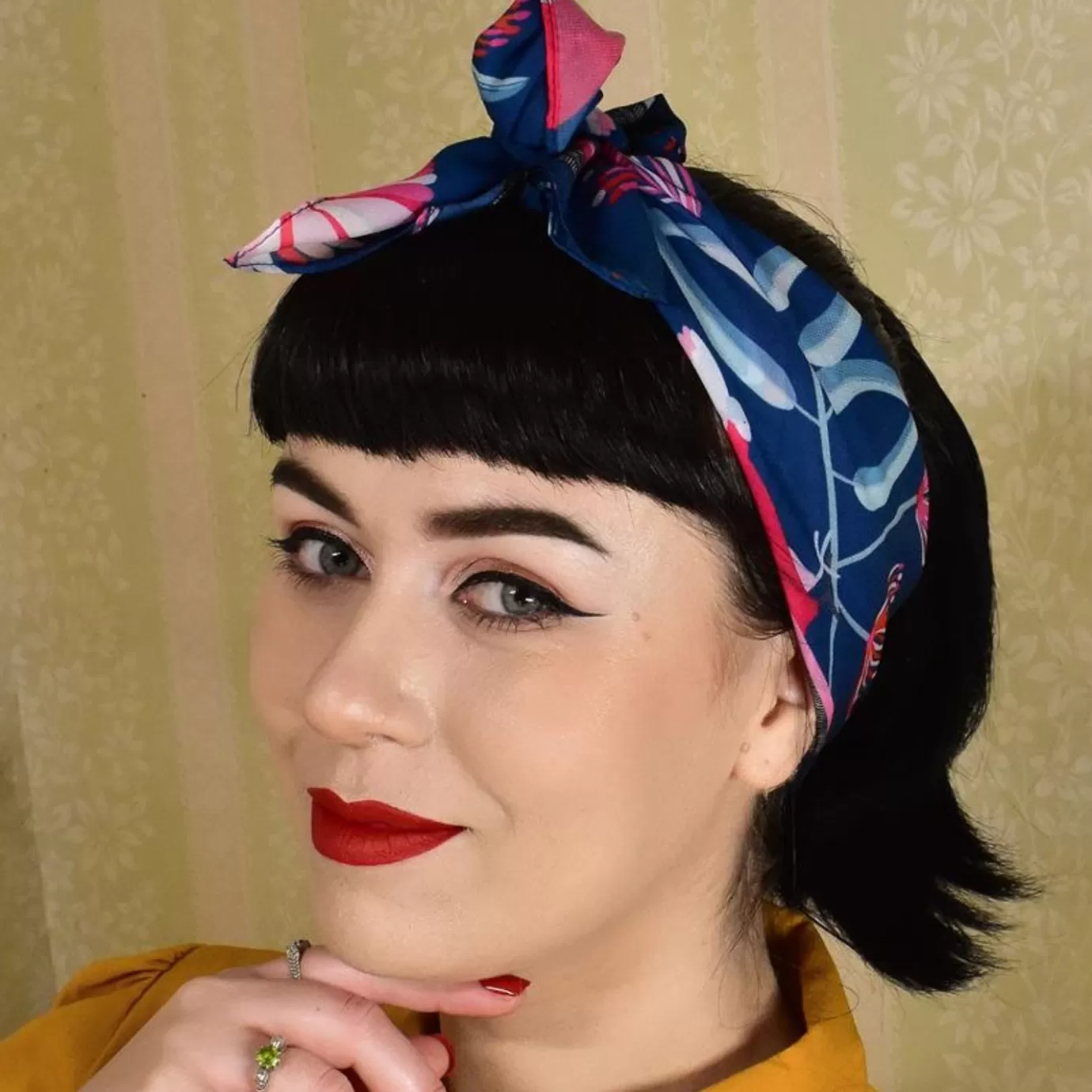 Erstwilder Pinky Promise Head Scarf* Scarves