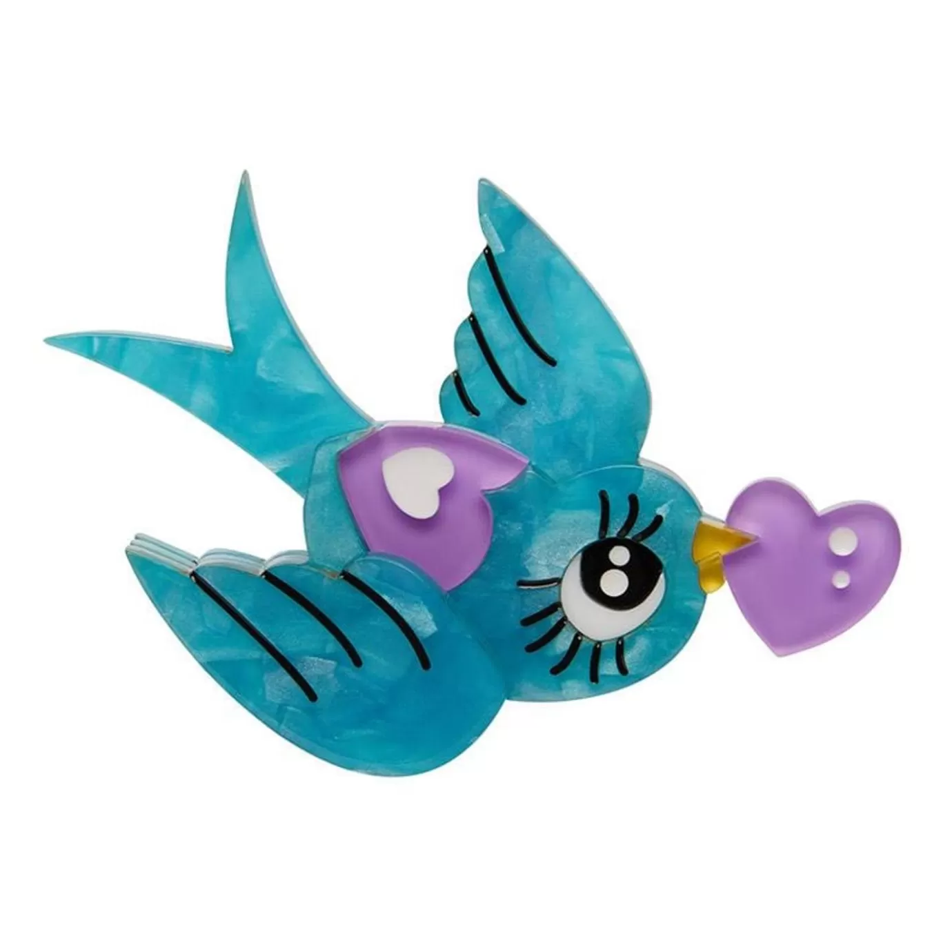 Erstwilder Piper The Love Bird Brooch* Brooches