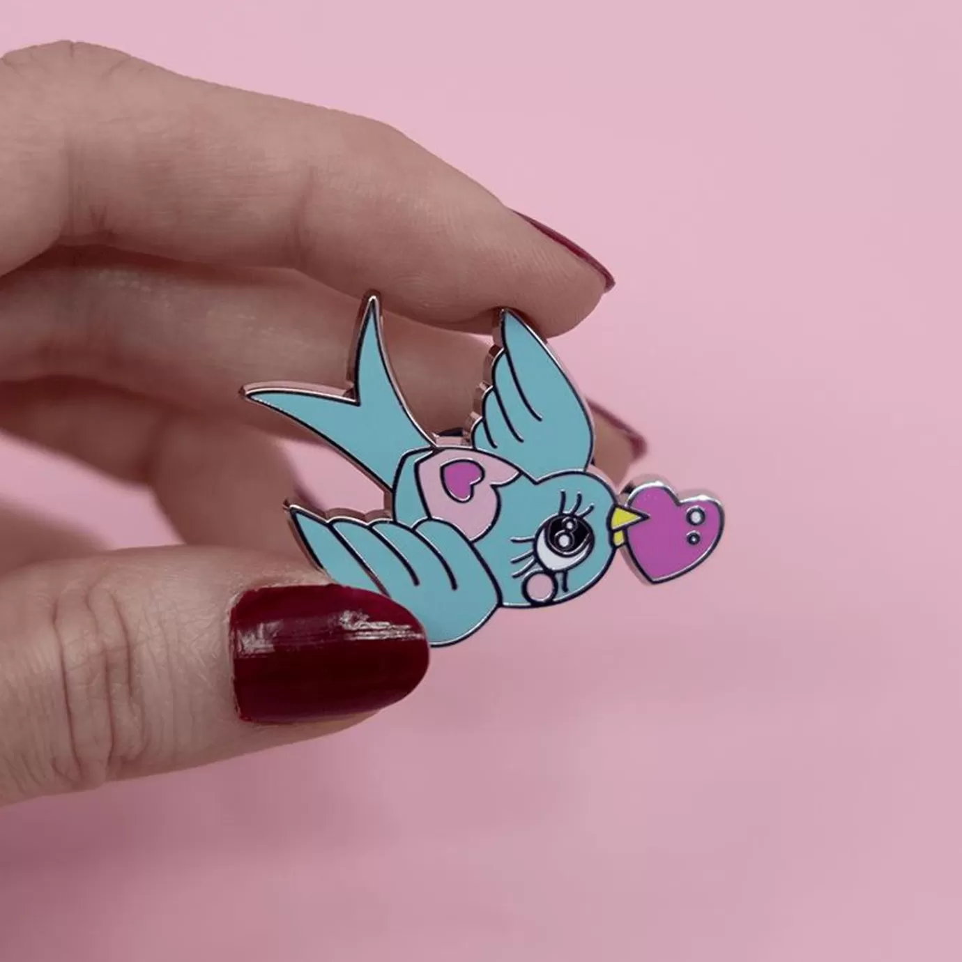 Erstwilder Piper The Love Bird Enamel Pin* Enamel Pins