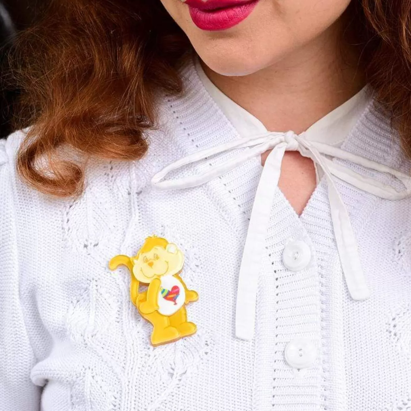 Erstwilder Playful Heart Monkey Brooch* Brooches