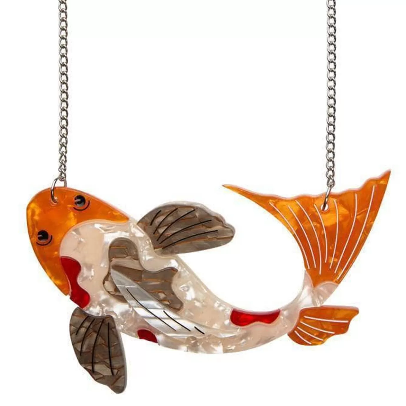 Erstwilder Playing Koi Necklace* Necklaces