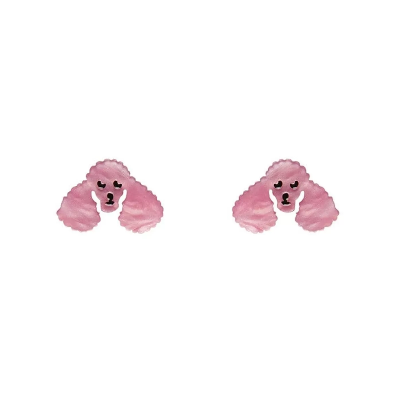 Erstwilder Poodle Ripple Stud Earrings - Pink* Essential Earrings