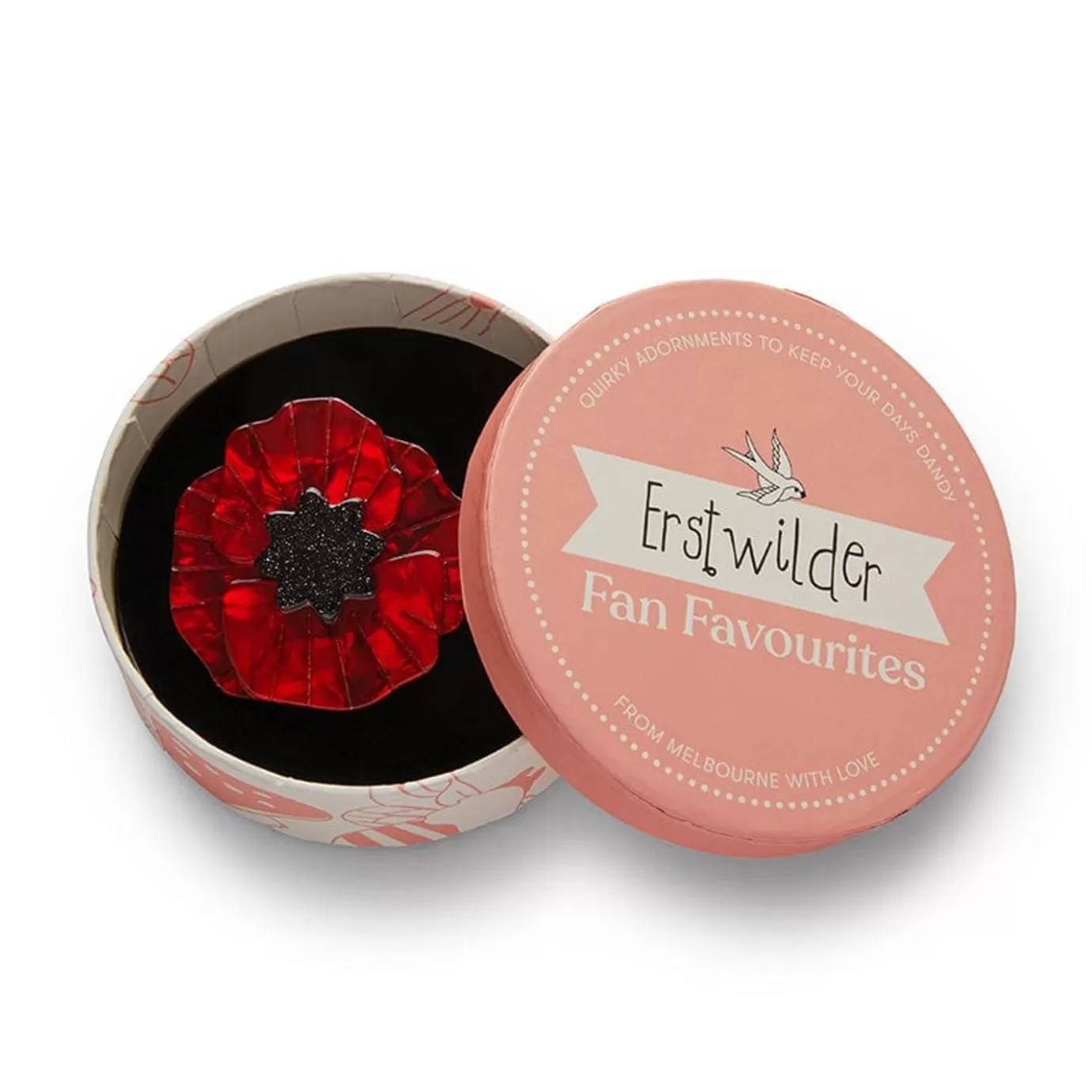Erstwilder Poppy Field Brooch* Brooches