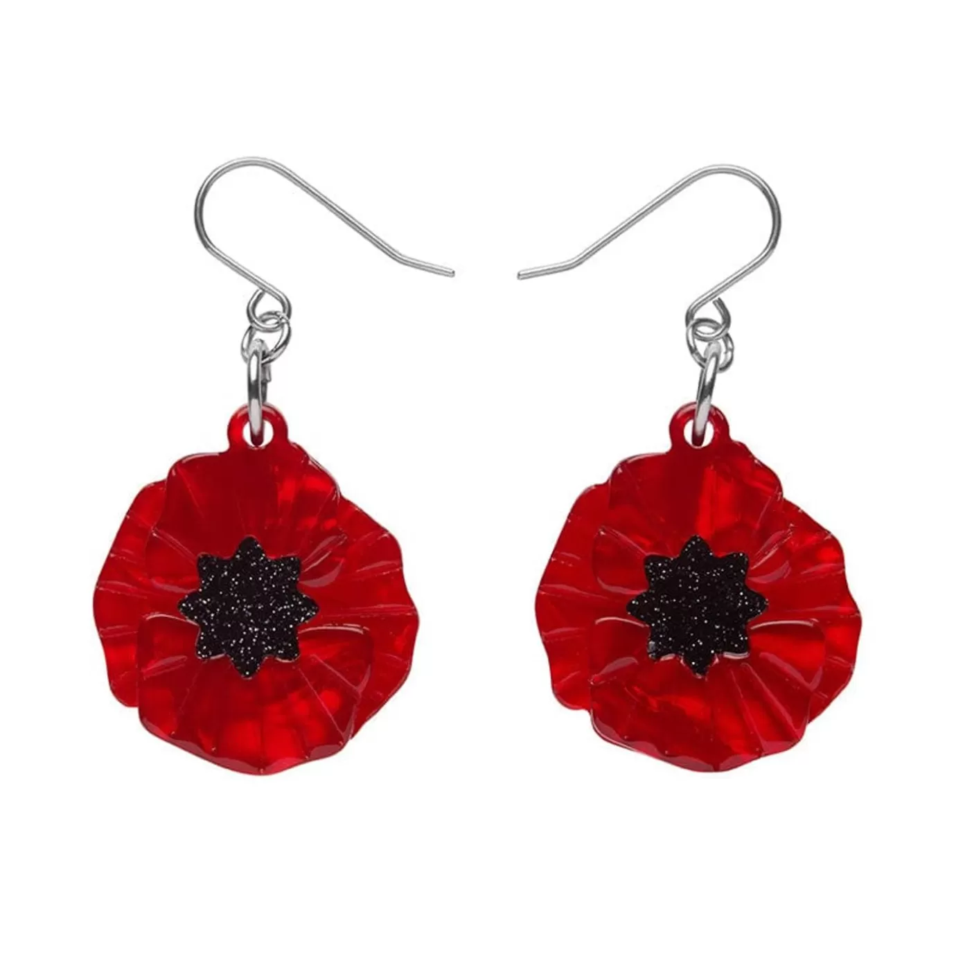 Erstwilder Poppy Field Drop Earrings* Earrings