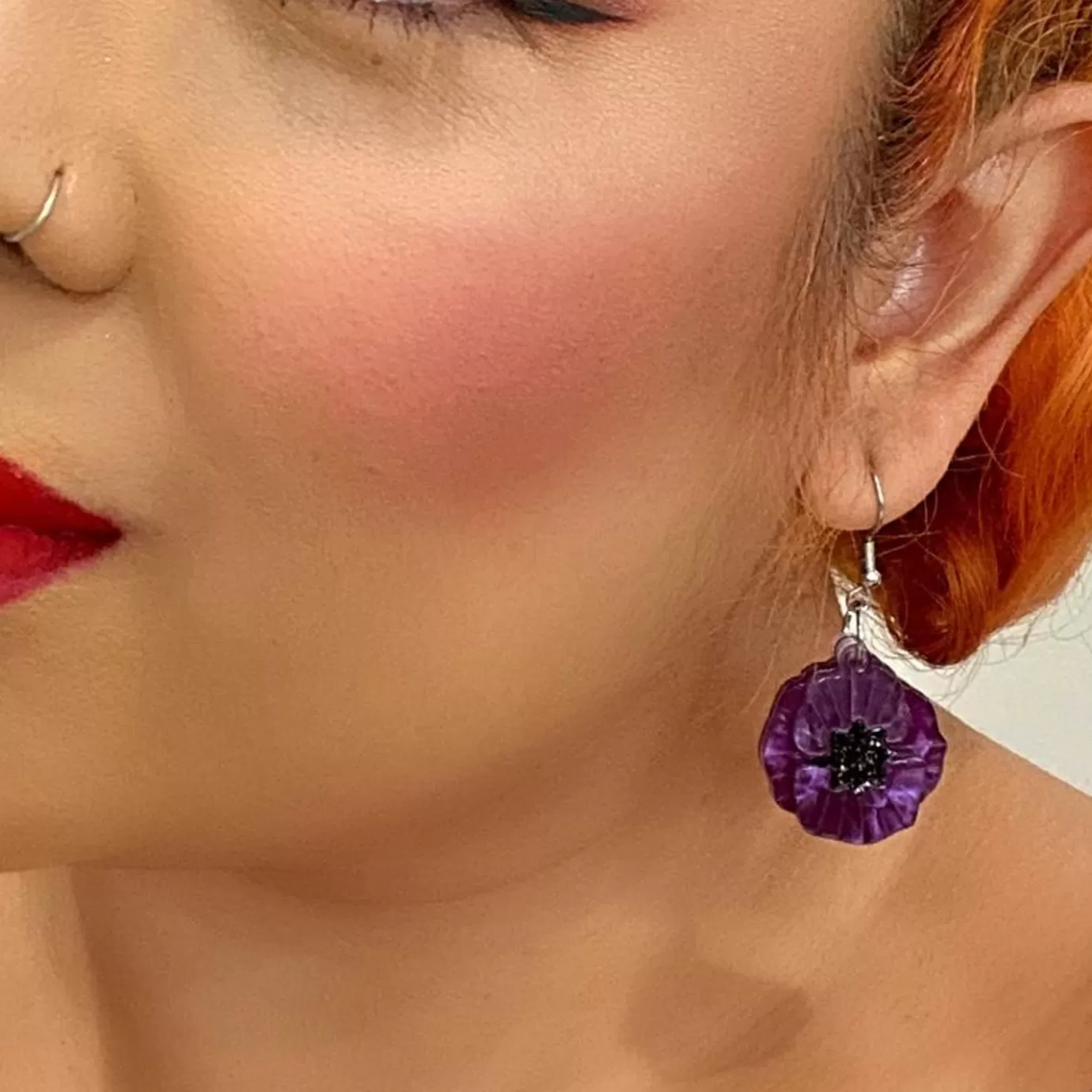 Erstwilder Poppy Field Drop Earrings* Earrings