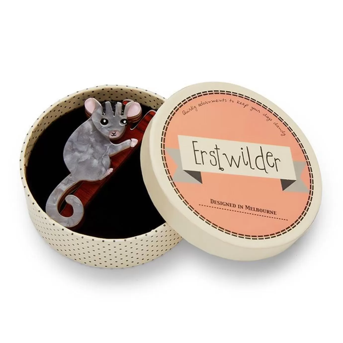 Erstwilder Possum At Play Brooch* Brooches