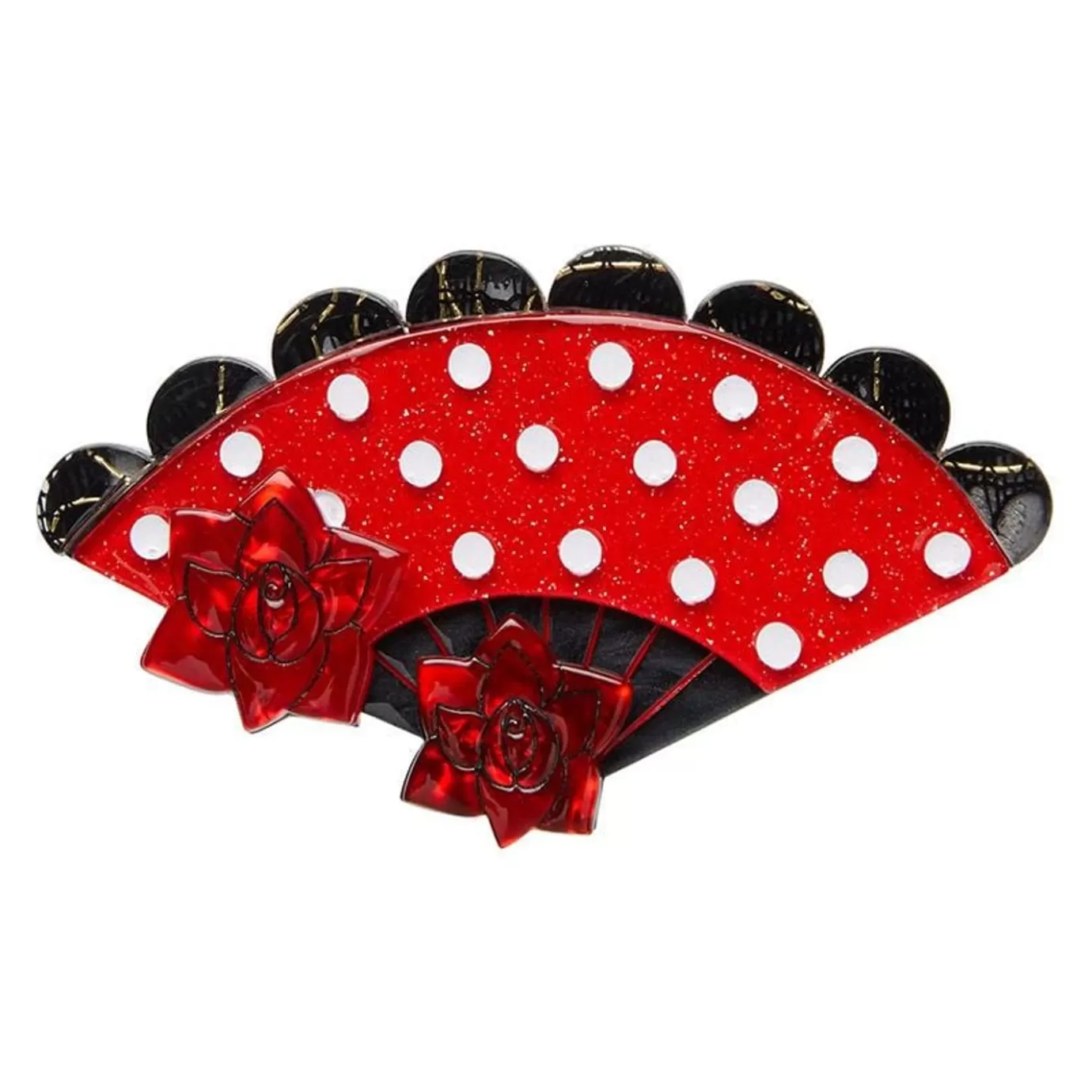 Erstwilder Pretty Pericon Fan Brooch* Brooches