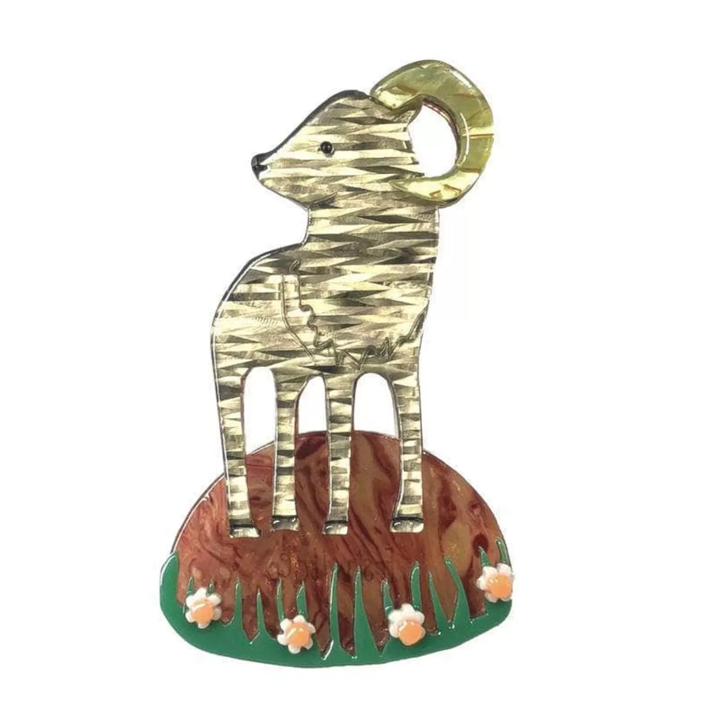 Erstwilder Pride Of Big Horn Brooch* Brooches