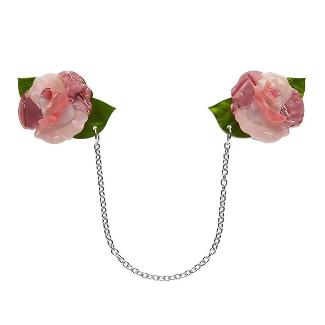 Erstwilder Prim Petals Cardigan Clips* Brooches