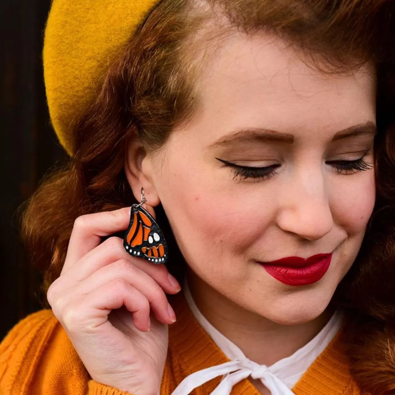 Erstwilder Prince Of Orange Earrings* Earrings