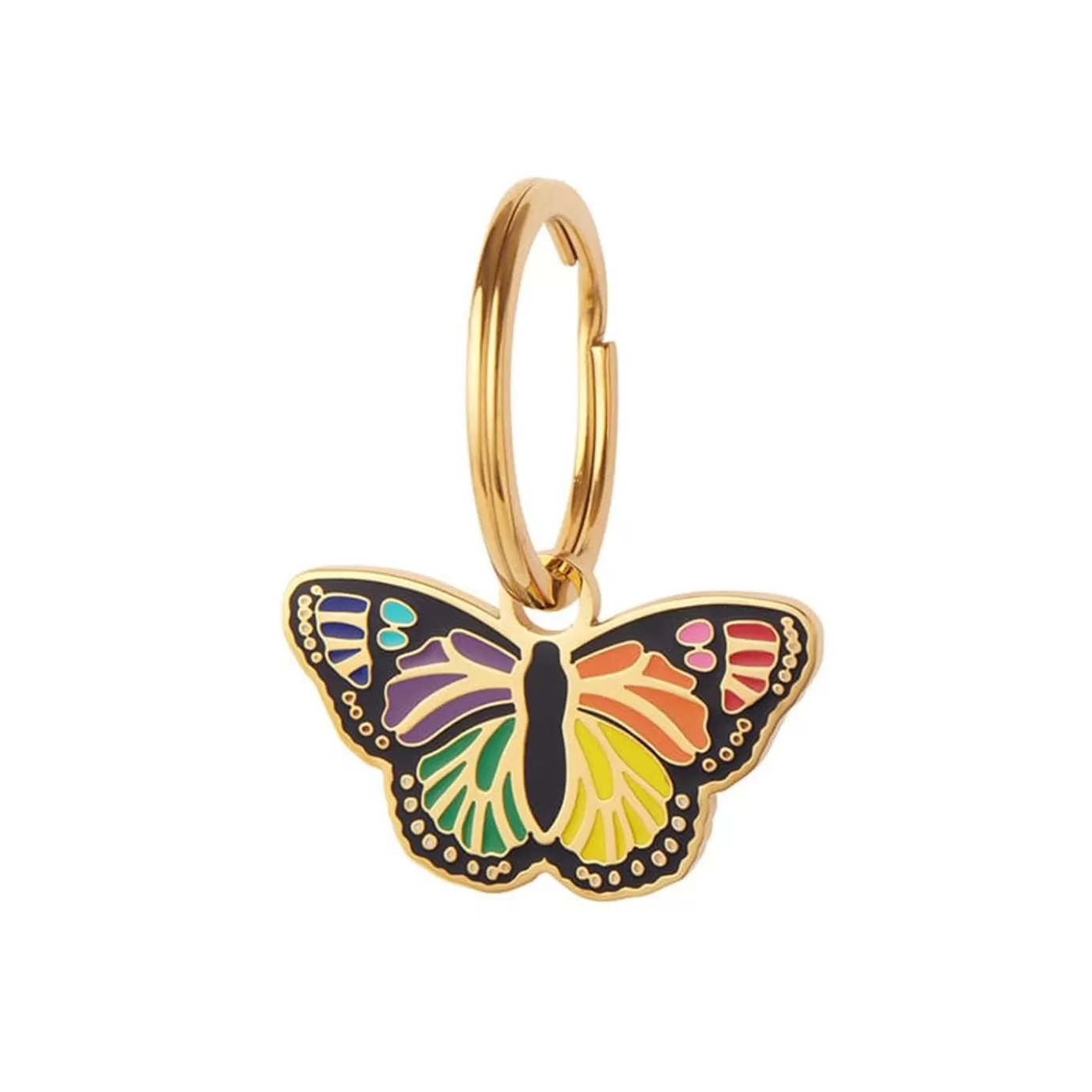Erstwilder Prince Of Pride Butterfly Enamel Charm* Enamel Key Rings