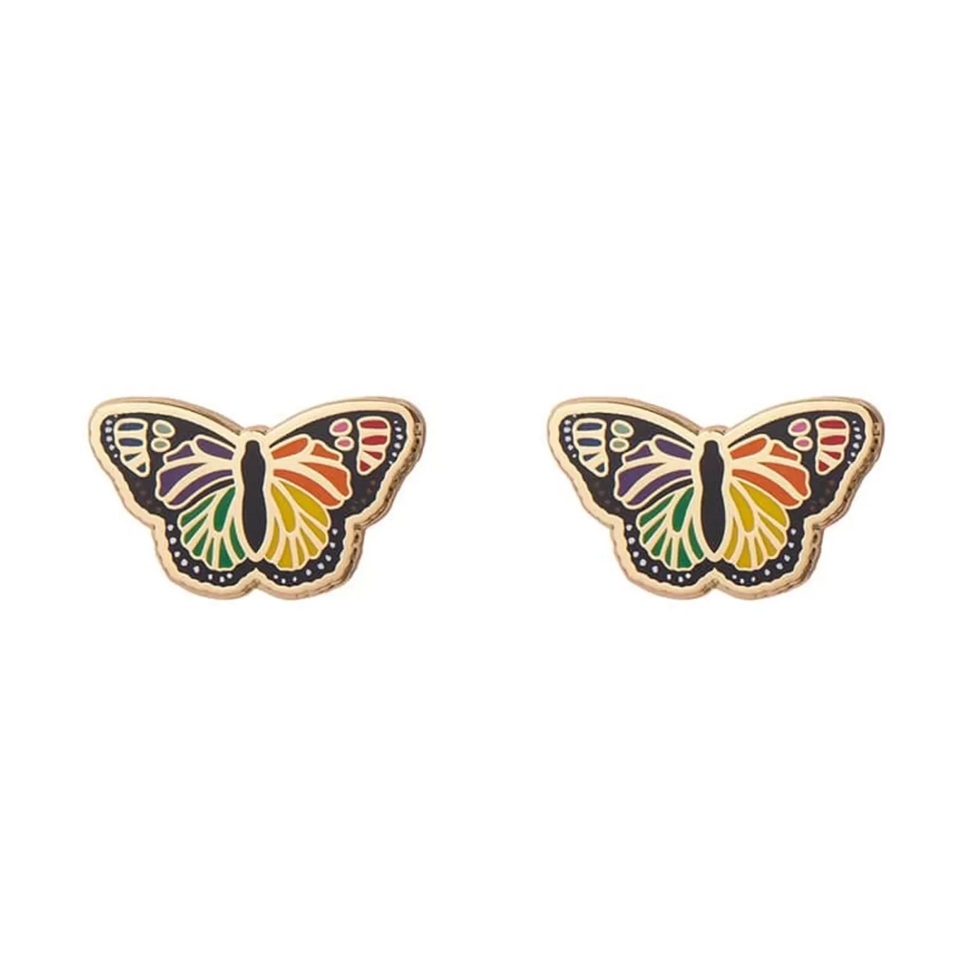 Erstwilder Prince Of Pride Butterfly Enamel Earrings* Enamel Earrings