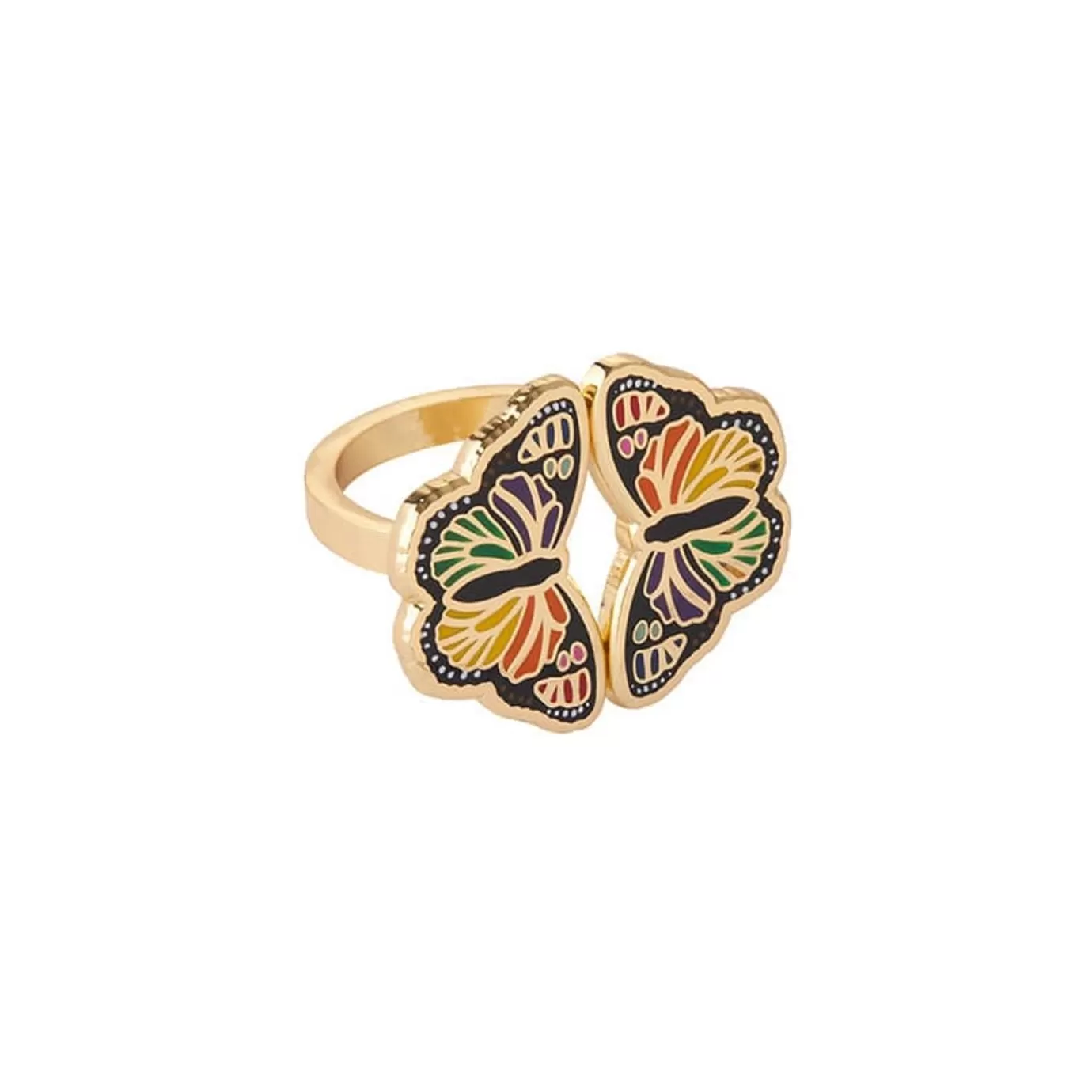 Erstwilder Prince Of Pride Butterfly Enamel Ring* Rings