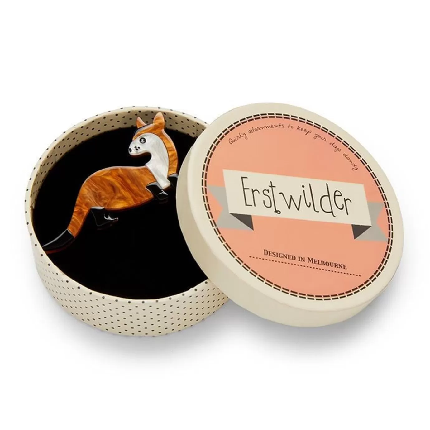 Erstwilder Prince Of The Prarie Black-Footed Ferret Brooch* Brooches