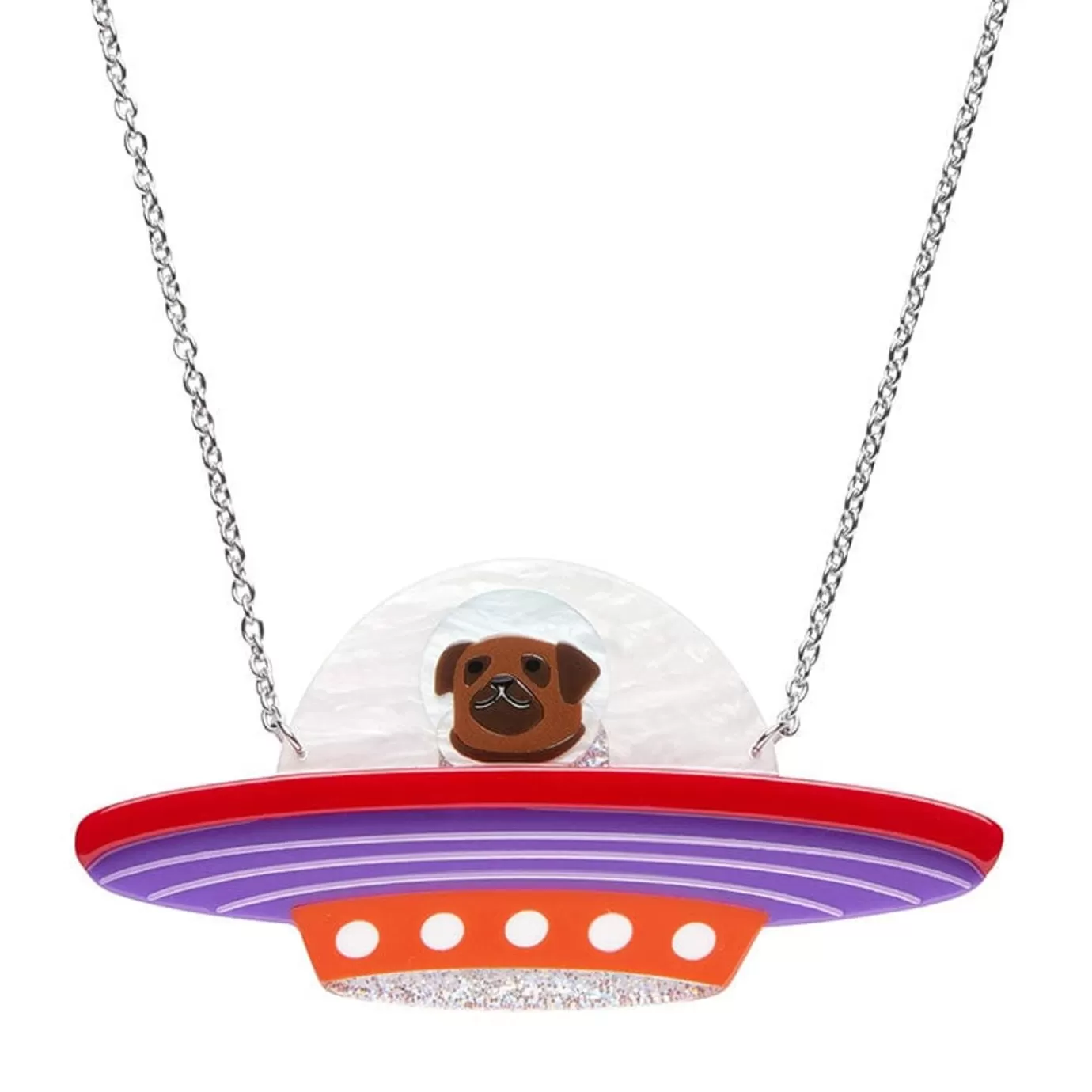 Erstwilder Pug Encounters Necklace* Necklaces