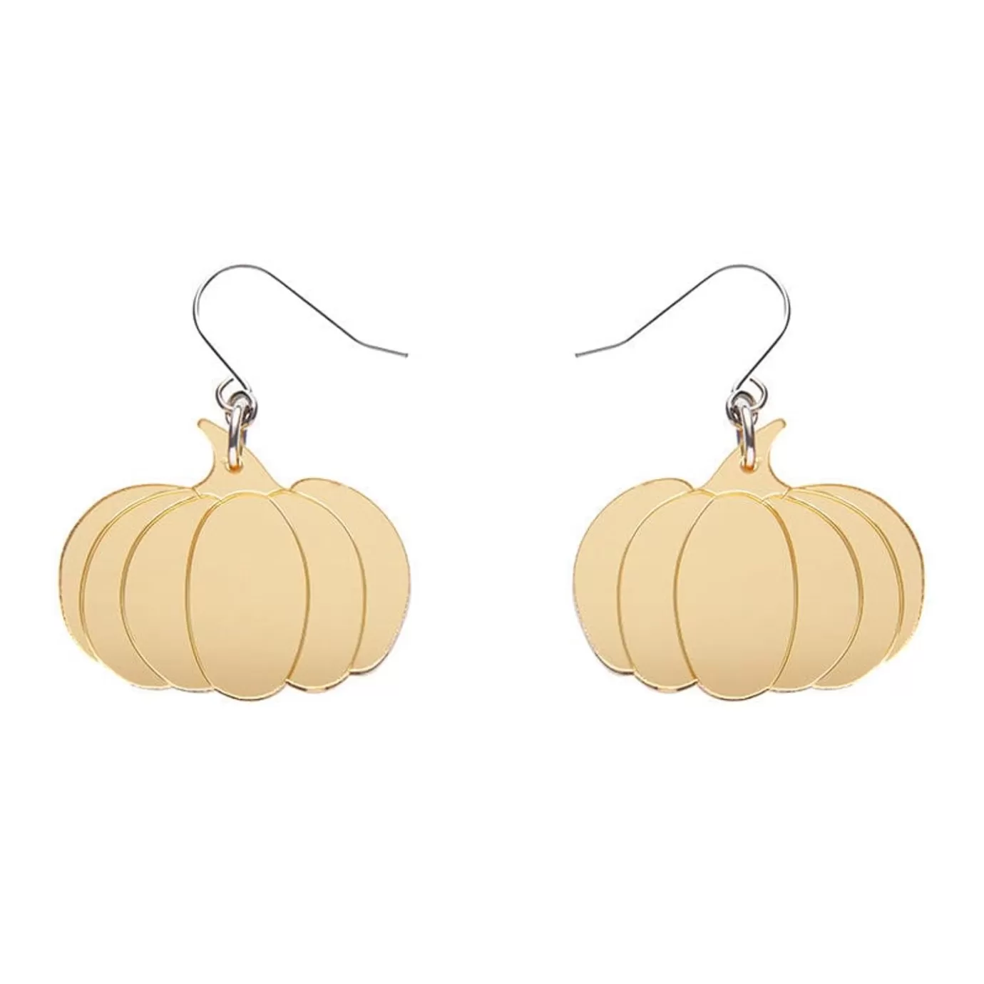 Erstwilder Pumpkin Mirror Drop Earrings - Gold* Essential Earrings