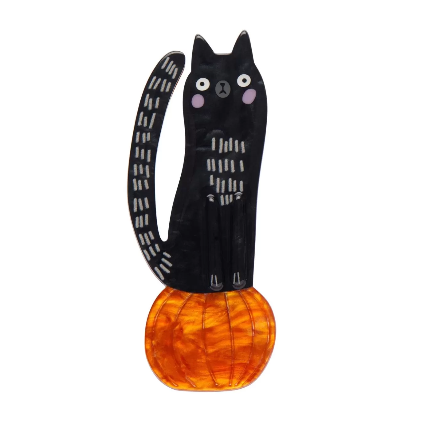 Erstwilder Pumpkin Time Kitty Brooch* Brooches