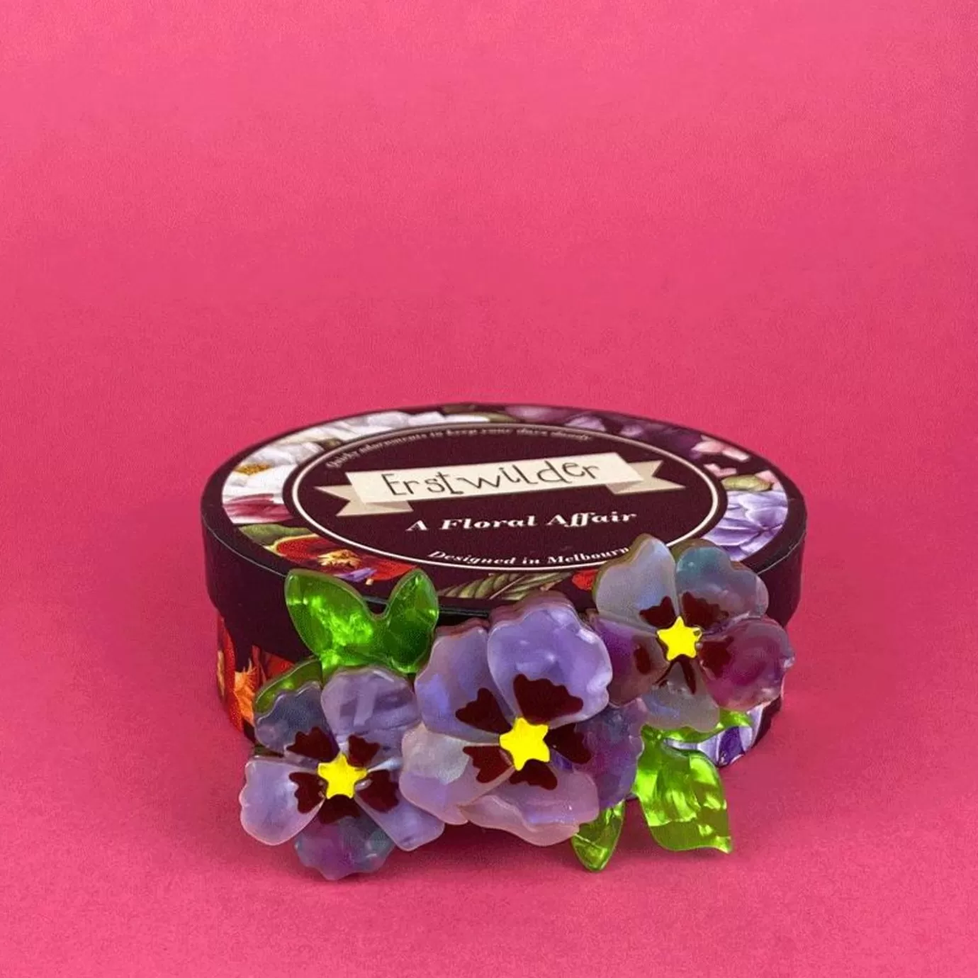 Erstwilder Purple Prose Brooch* Brooches