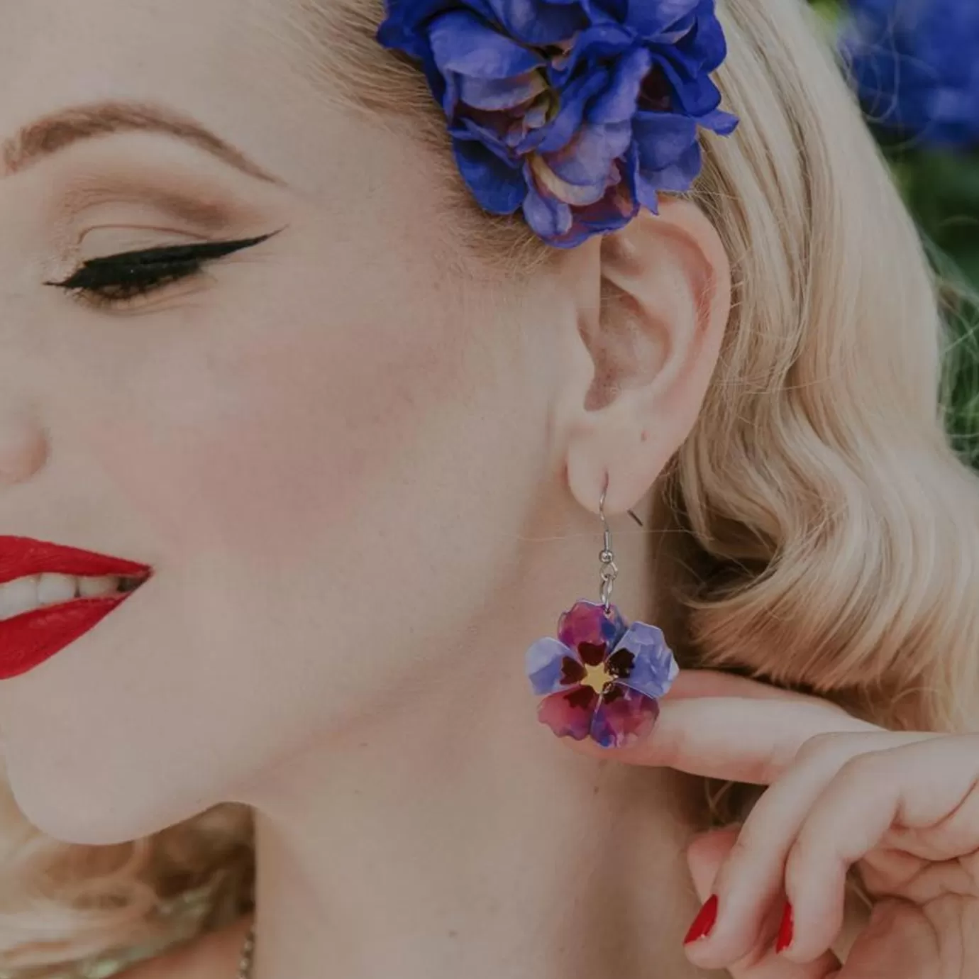 Erstwilder Purple Prose Earrings* Earrings
