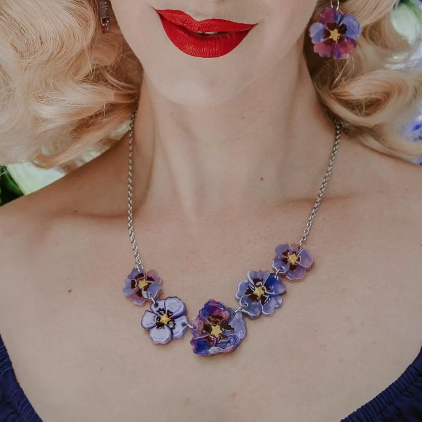 Erstwilder Purple Prose Necklace* Necklaces