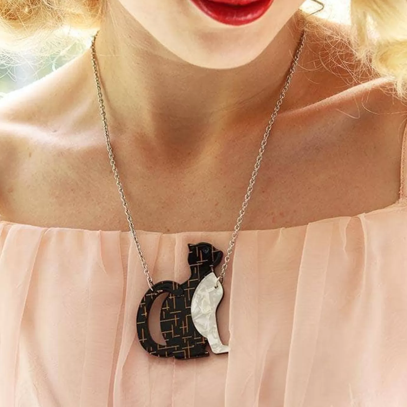 Erstwilder Purrfectly Content Cat Necklace* Necklaces