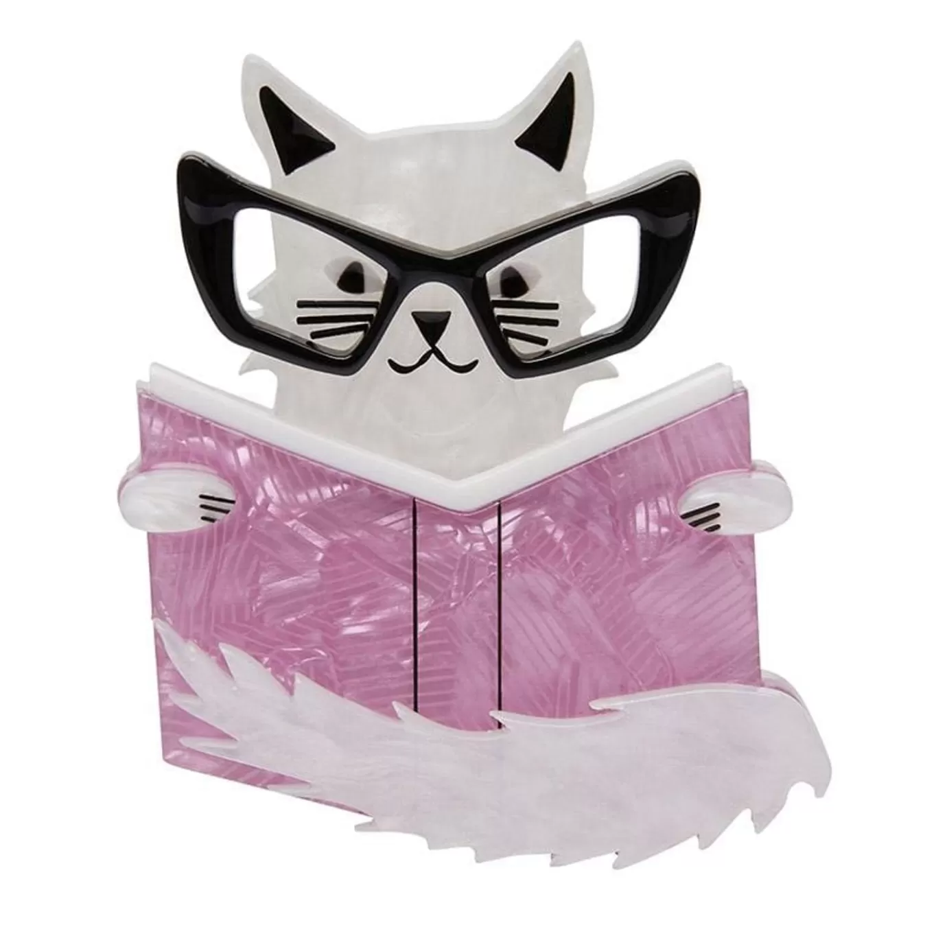 Erstwilder Puss In Books Brooch* Brooches